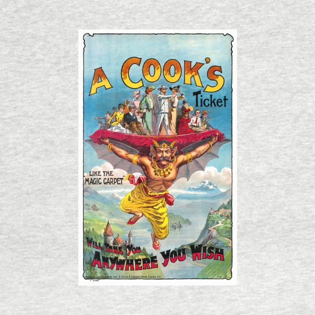 Vintage Travel Poster England A Cook ' s Ticket circus by vintagetreasure